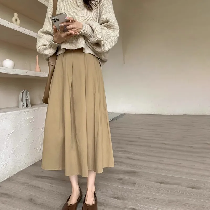MRR&CO. Skirt Set Women's Coffee-3
