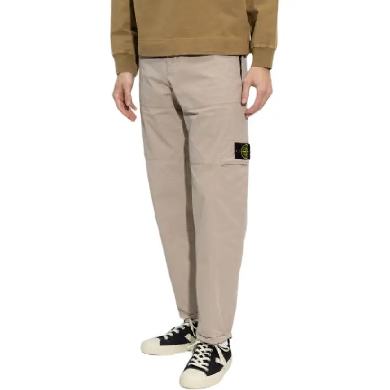 STONE ISLAND Casual Pants Men's Dove Gray-3