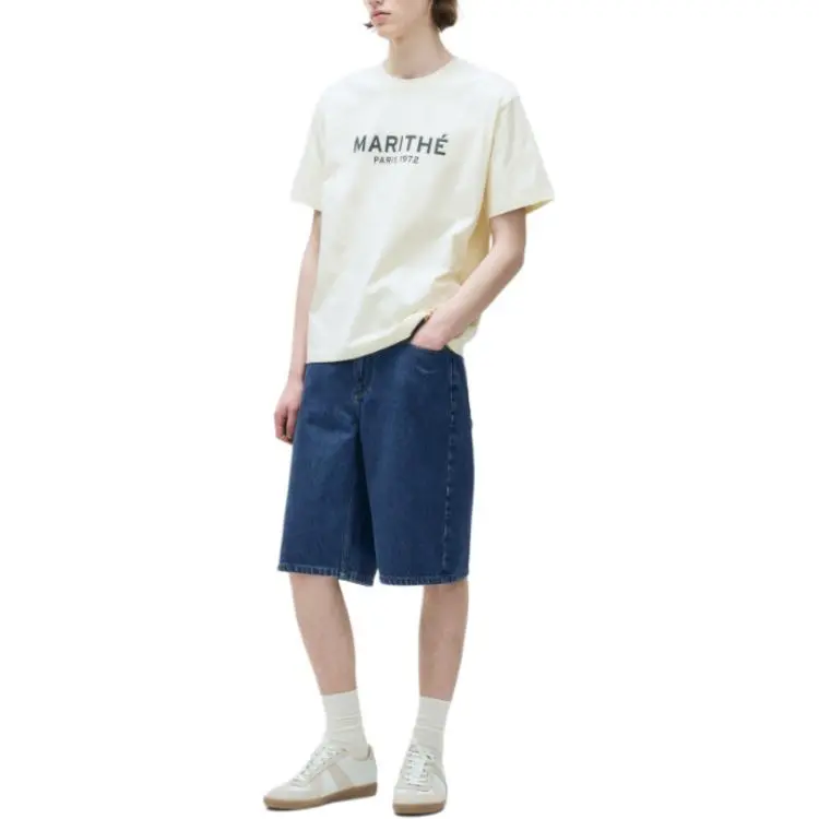 MARITHE FRANCOIS GIRBAUD Denim Shorts Unisex-4