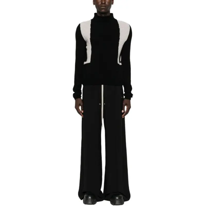 RICK OWENS Drawstring Flared Trousers-2