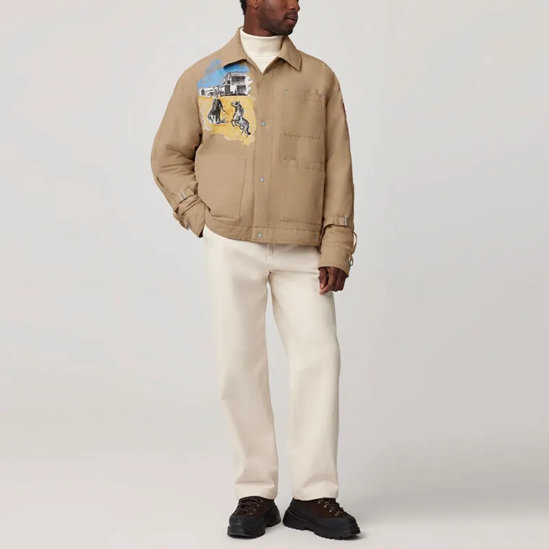Canada Goose Rokh X Matt McCormick Co-branded Series Jackets Unisex Khaki-2