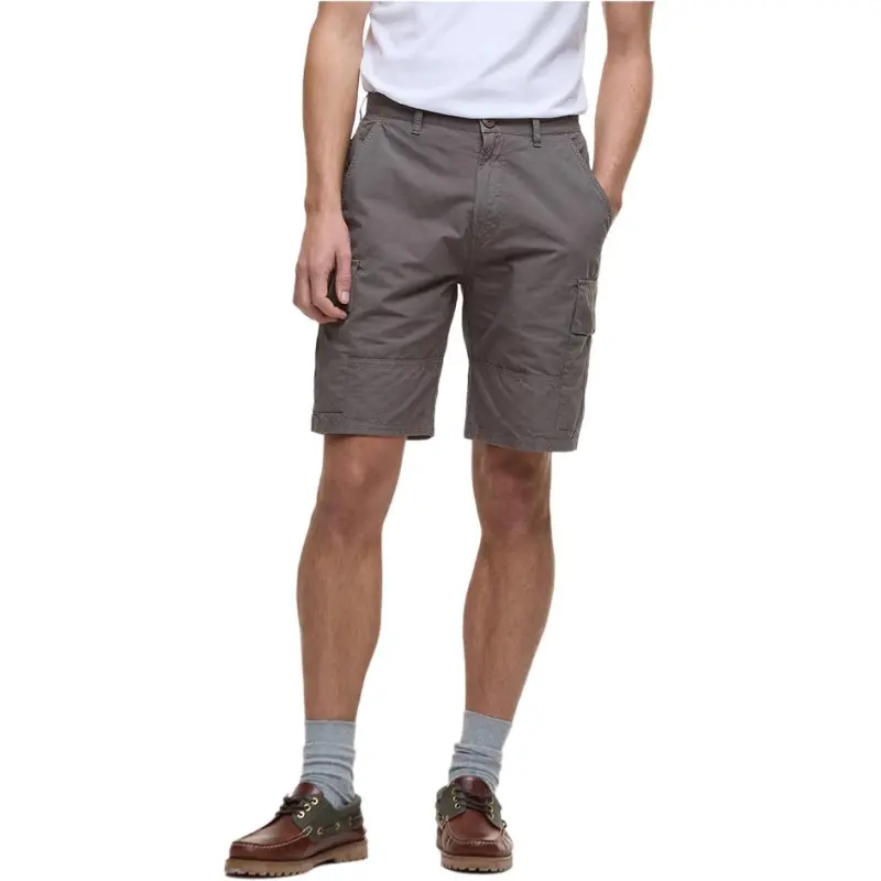 BARBOUR SS25 Casual Shorts Men's Gunmetal Color-1