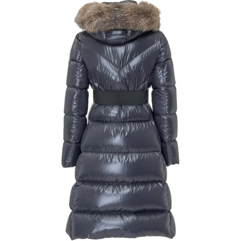 Moncler Down Jacket Women's Navy Blue-1