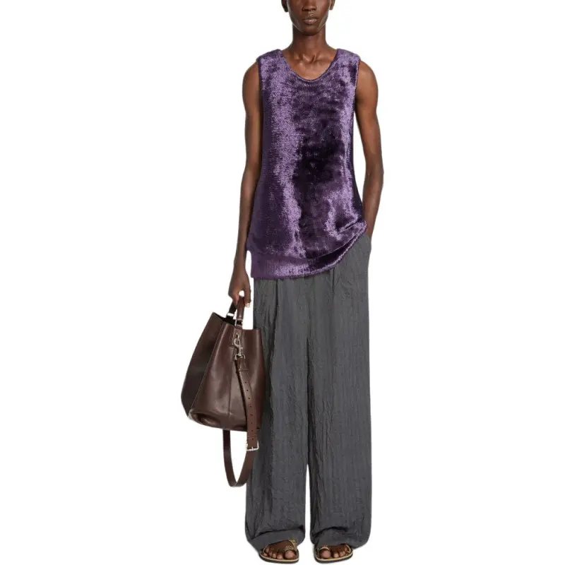 DRIES VAN NOTEN Fluffy Knitted Top-1