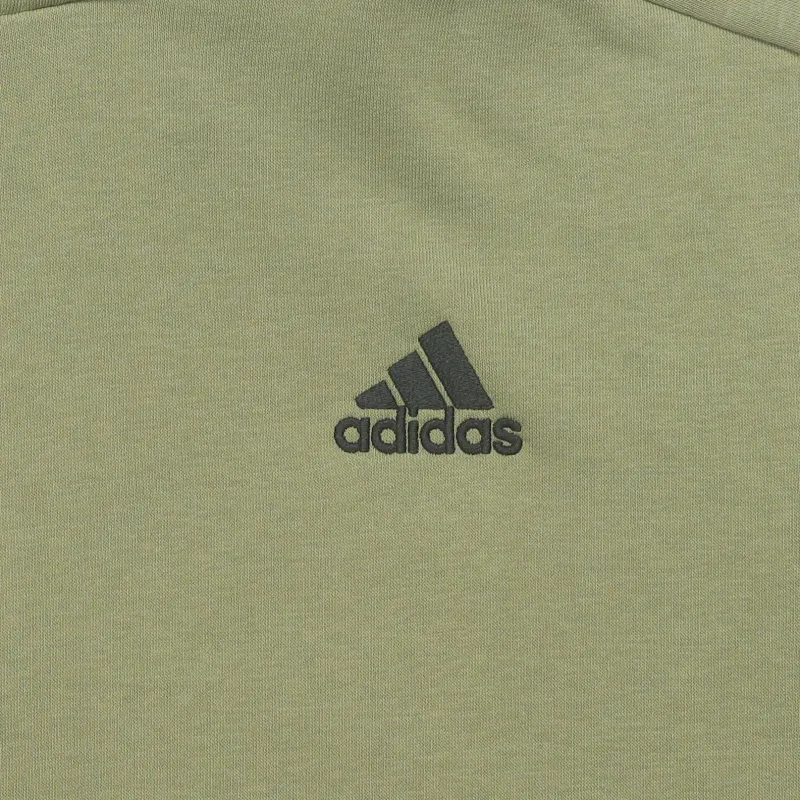 Adidas ESSENTIALS FLEECE 3 STRIPES HOODIE Sweatshirt Men's Tent Green-4