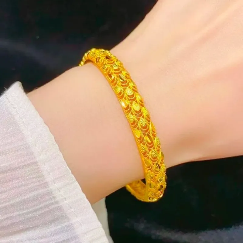 KZD Alloy Bangle Good Luck Women's-2