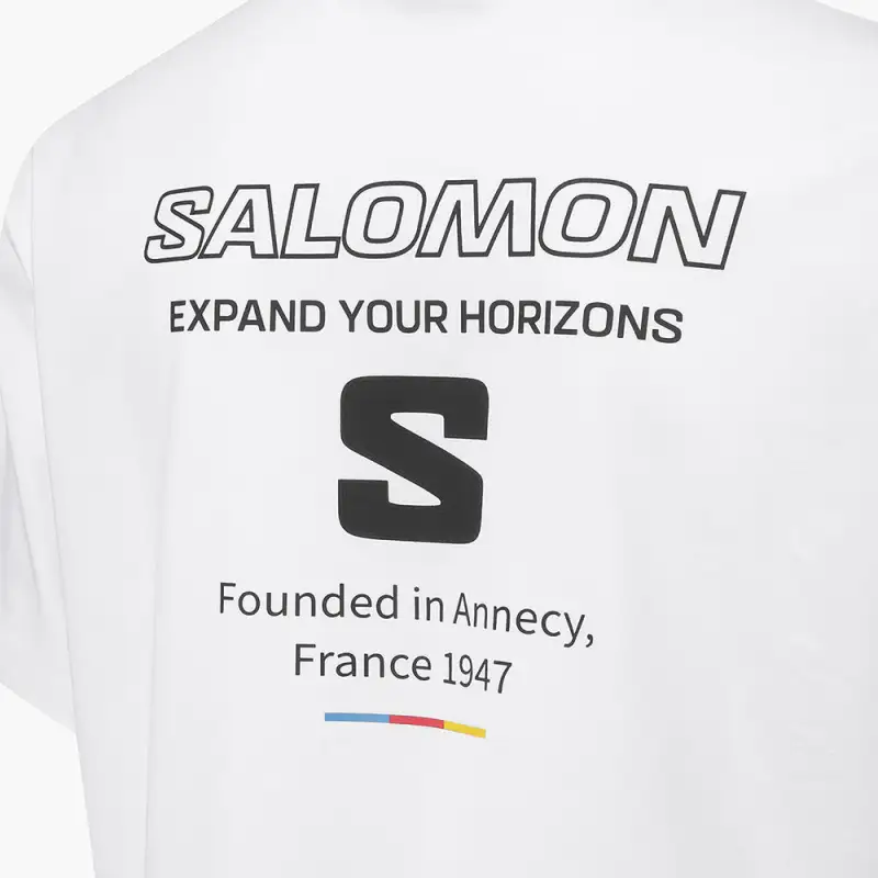 SALOMON UNI T Shirt Unisex White-4