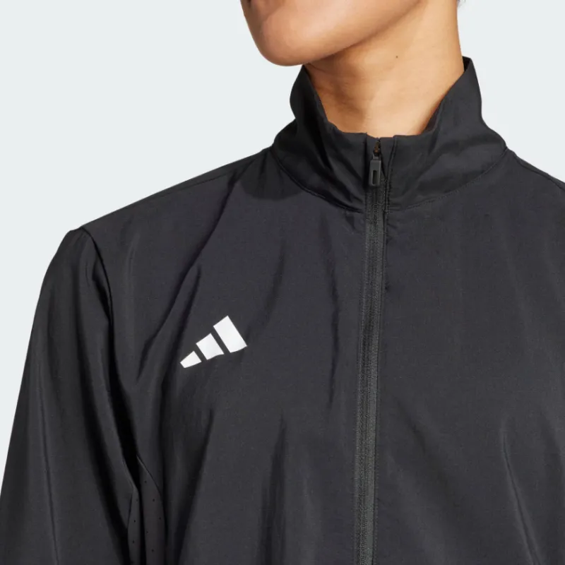 Adidas ESSENTIALS Adizero Essentials Jacket Jackets Coats Women's Black-5