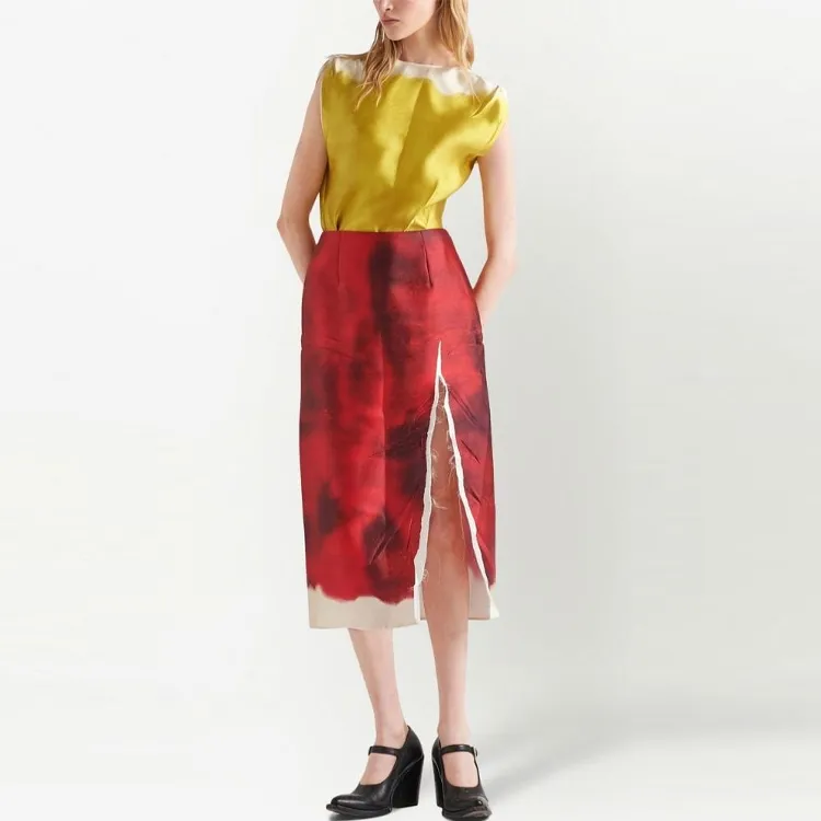 PRADA SS23 T Shirt Women's Yellow-1