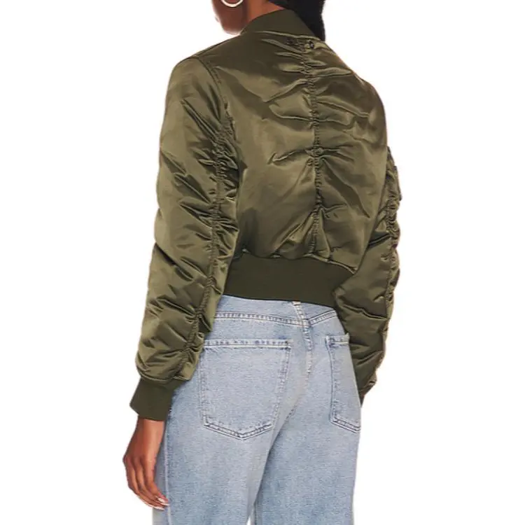 ALLSAINTS Puffer Jacket Women's Green-2