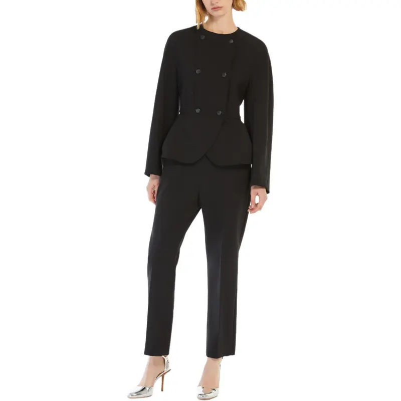 MaxMara High Waist Regular Fit Pants-4