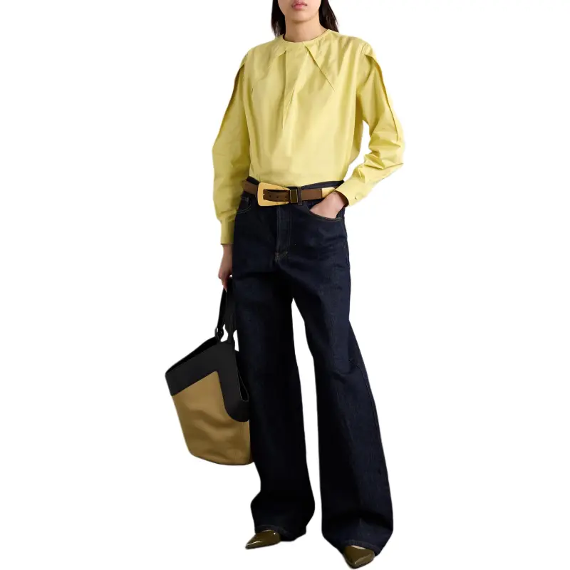 MaxMara Olinto Puff Sleeved Shirt-1