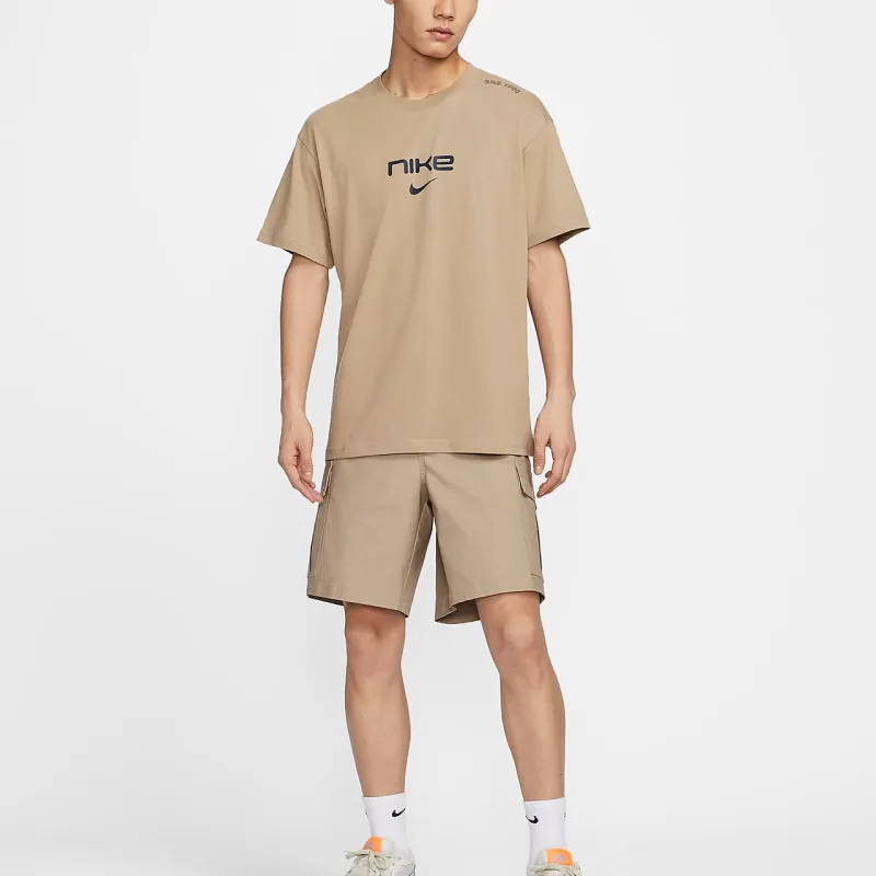 Nike T Shirts Men Khaki-4