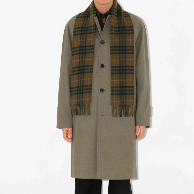 Burberry Plaid Cashmere Scarf-3