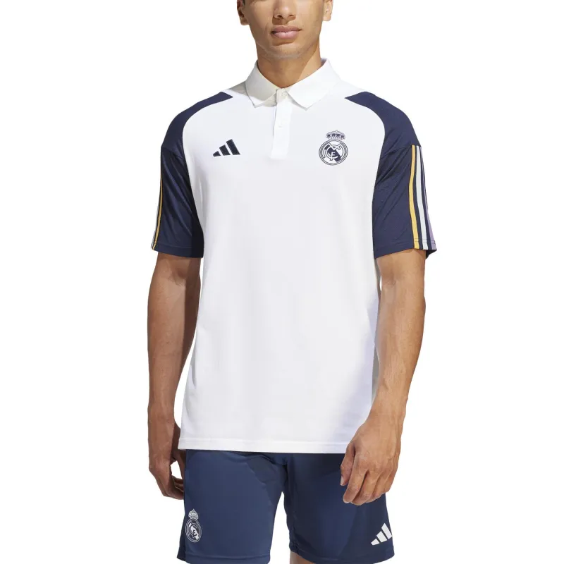 Adidas Real Madrid Polo Shirt Men's White-2