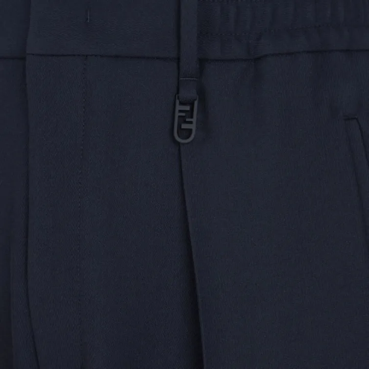 FENDI Pleated Cigarette Pants-6