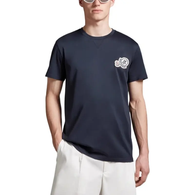 Moncler SS24 T Shirt Men's Dark Blue-3