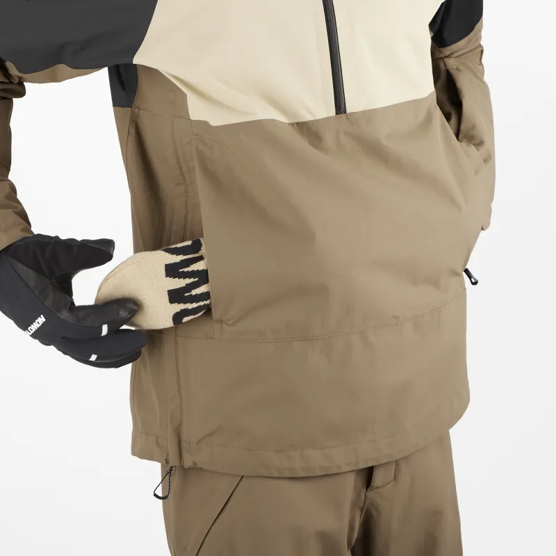 SALOMON Ski Tops Men Brown-5
