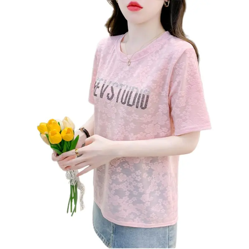 Flowers In Water T Shirt Women's-1