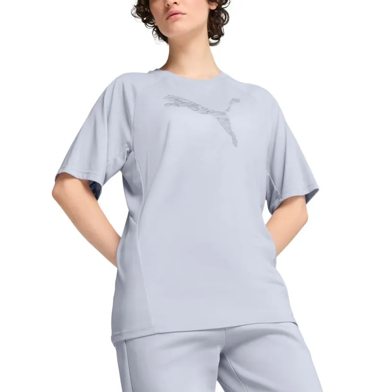 PUMA Evo Raglan Sleeve T Shirt Women's Light Blue-2