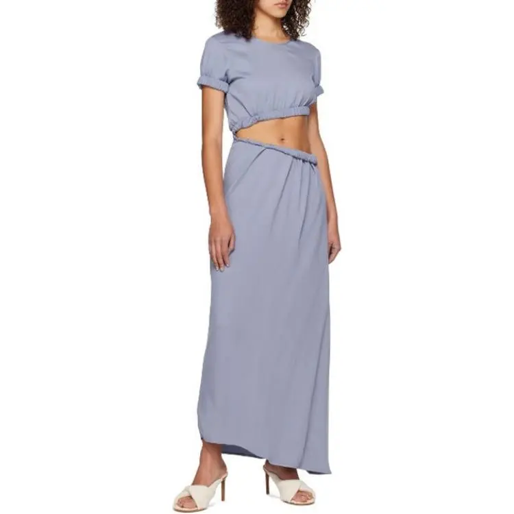 CHRISTOPHER ESBER Short-Sleeved Dresses Women's Blue-2