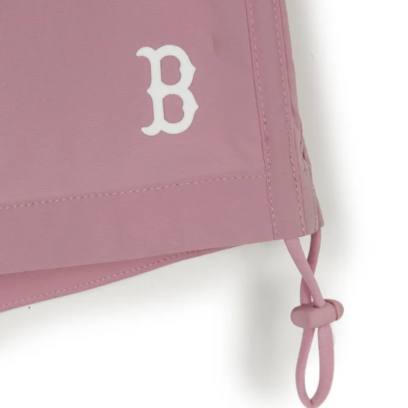MLB Basic Boston Red Sox Casual Shorts Women's Hemp Pink-3