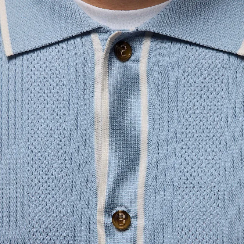 JORDAN Sport ​Men's Knit Button Down Golf Top-3