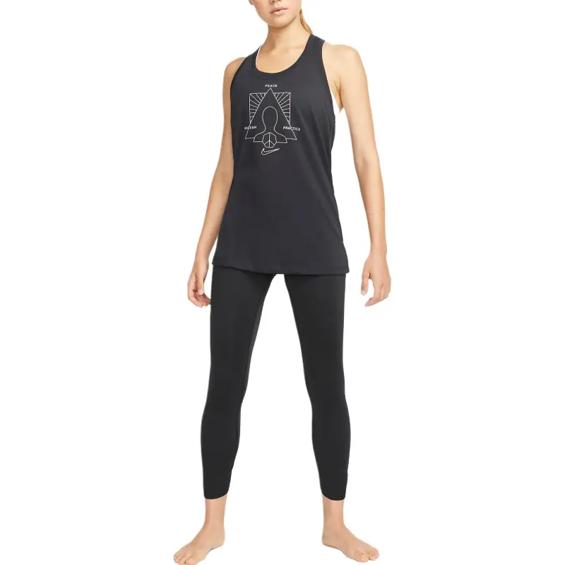 Nike YOGA DRI-FIT Tank Tops Women's Black-2