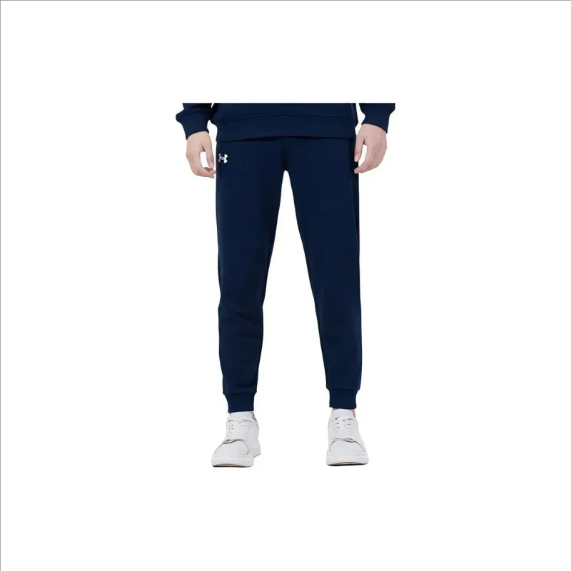 Under Armour Knitted Sports Pants Men's Collegiate Blue Includes Necklace-3