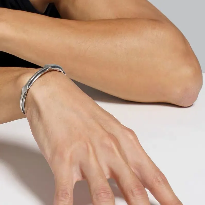 DFALLA Silver Plated Bangles Unisex-3