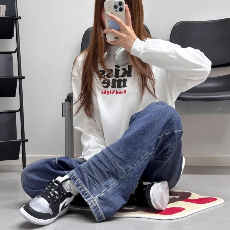 STAY UP LATE T Shirt Unisex White-2