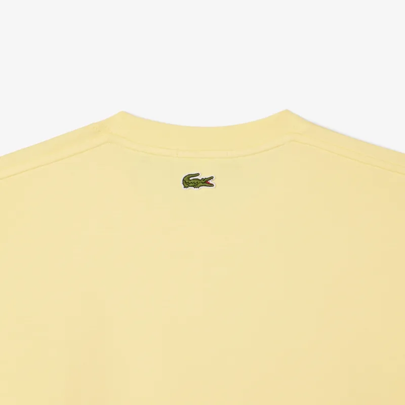 LACOSTE Signature print T shirt-3