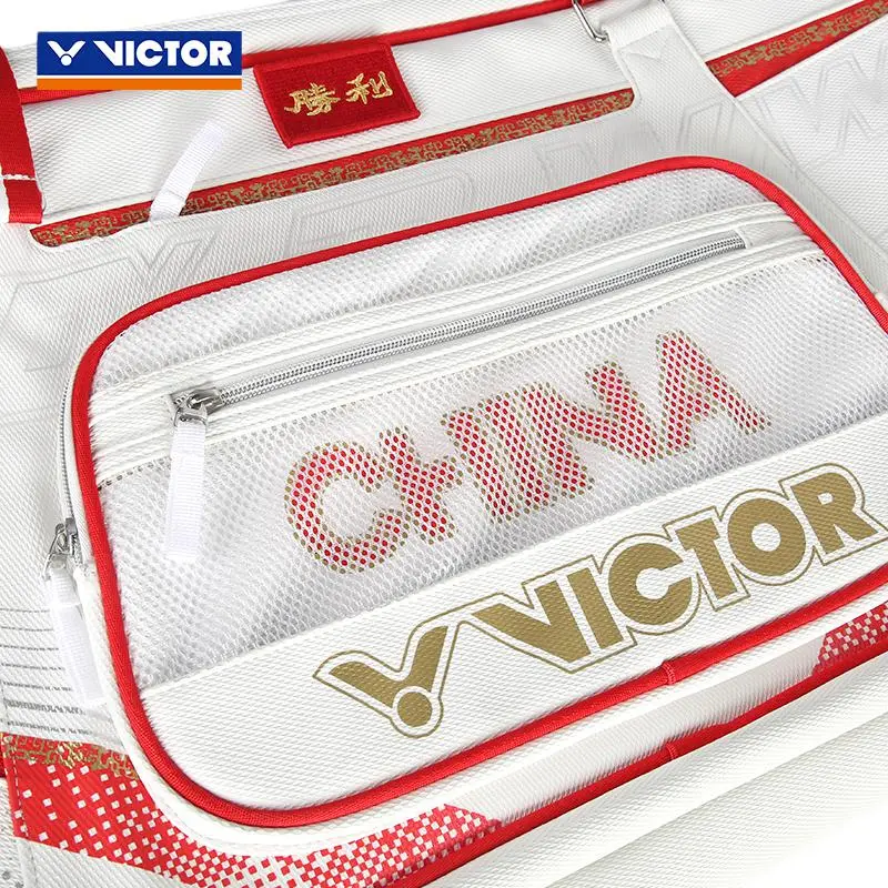 VICTOR Badminton Racket Bags Crossbody Bag White Unisex-3