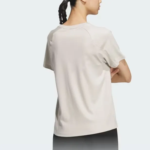 Adidas Raglan Sleeve T Shirt Women's Bauxite Brown-3