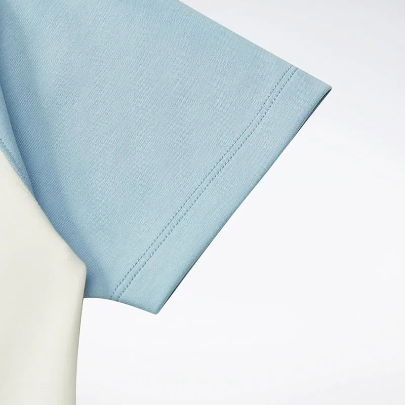 Reebok Raglan Sleeve T Shirt Women's Light Blue/White-4