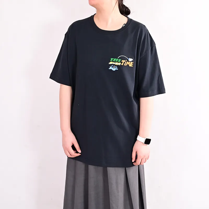 Converse SUMMER FISHING T Shirt Unisex Black-1