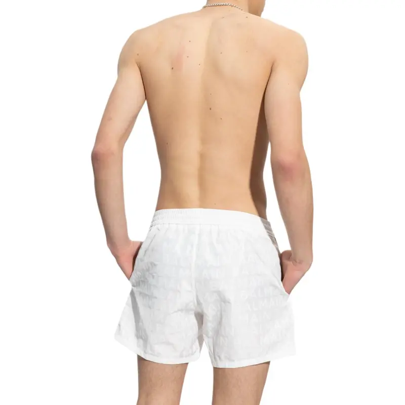 BALMAIN Swimming Shorts Men's White-2
