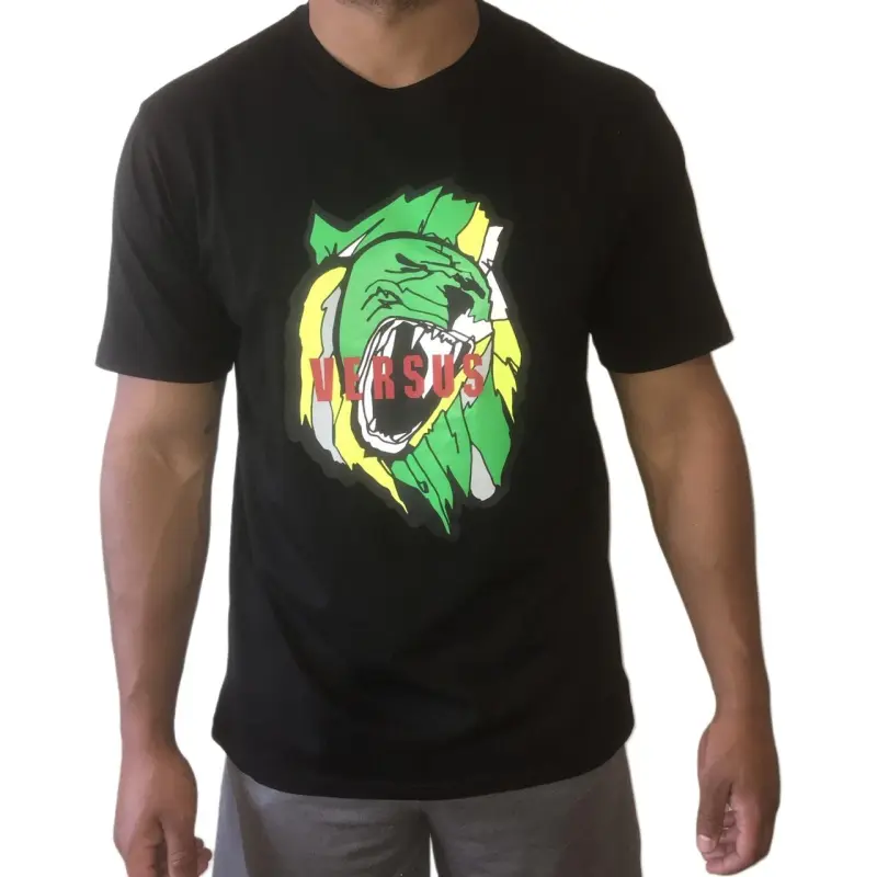 VERSACE T Shirts Men Black-3