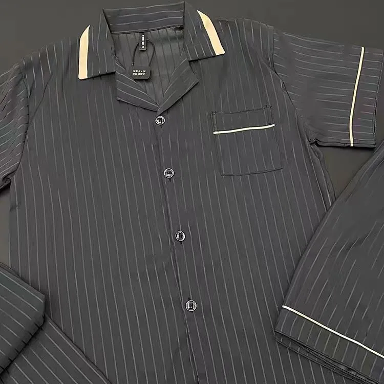 WANANNI Pajama Set Men's Dark Gray-4