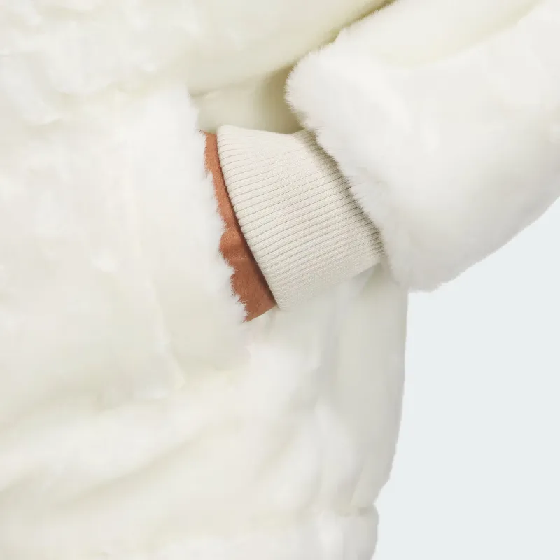 【ADIDAS ORIGINALS】★NEW FUR JACKET★UNISEX★正規品★ Adidas Originals FUR JACKET Jackets Coats Unisex Jade White