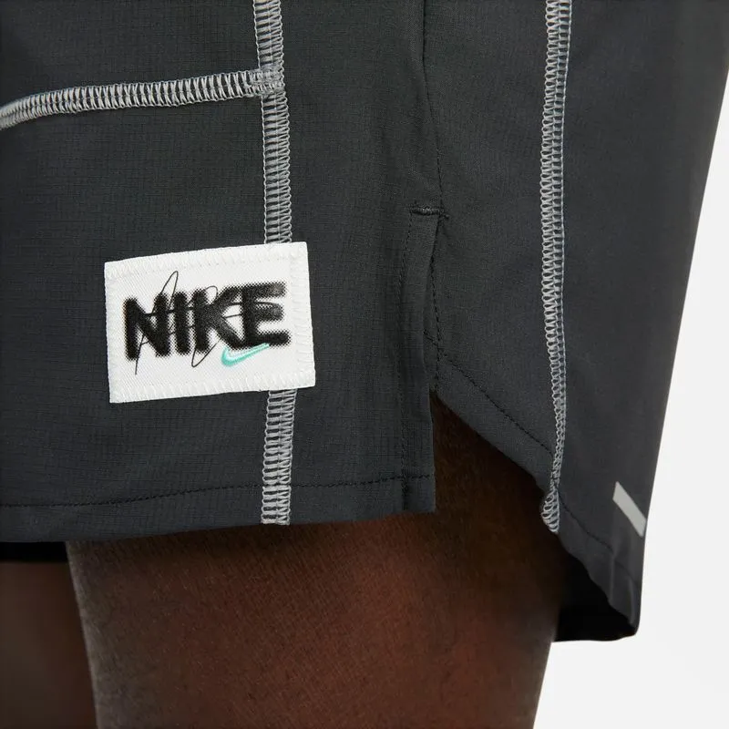 Nike Dri FIT Stride D.Y.E. Casual Shorts Men's Gray-3