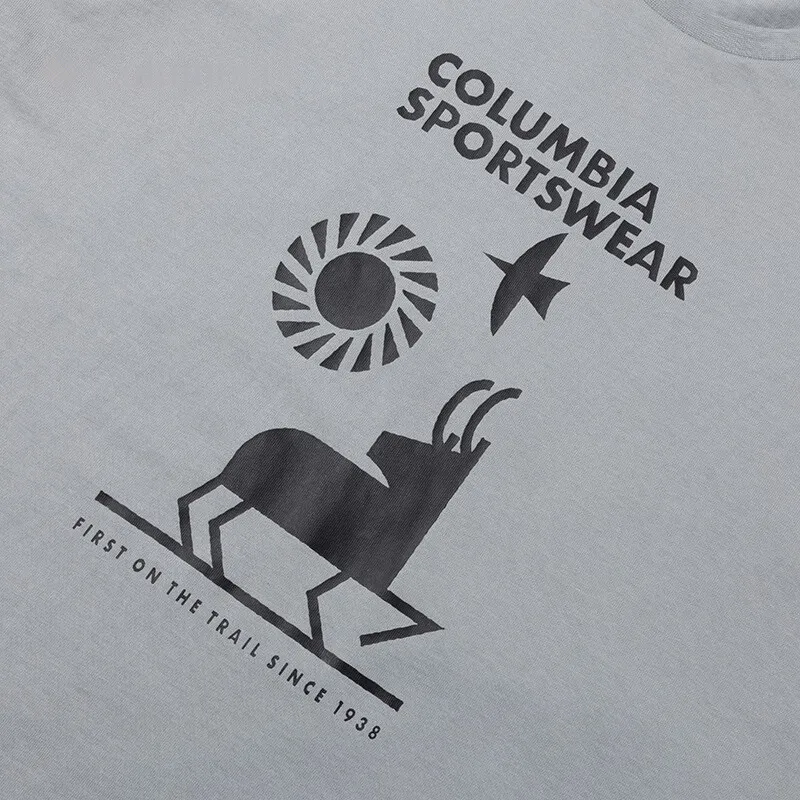 Columbia T Shirts Men Gray-3