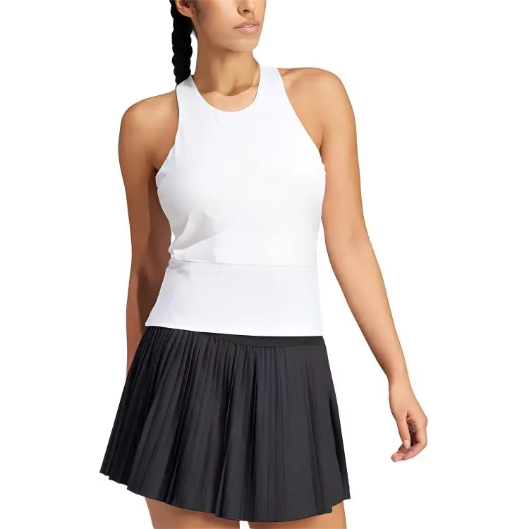 Adidas Free Shipping With AdiClub Tennis Climacool Mid Length Y Tank Top-2