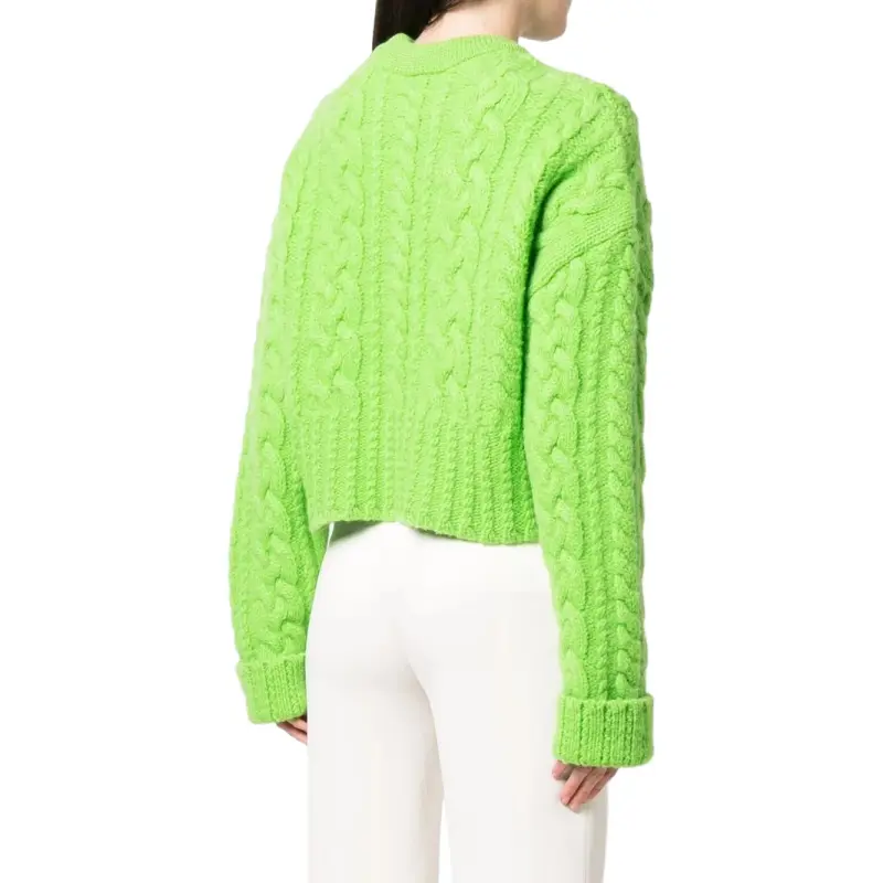 AMIPARIS Cable knit Virgin Wool Jumper-3