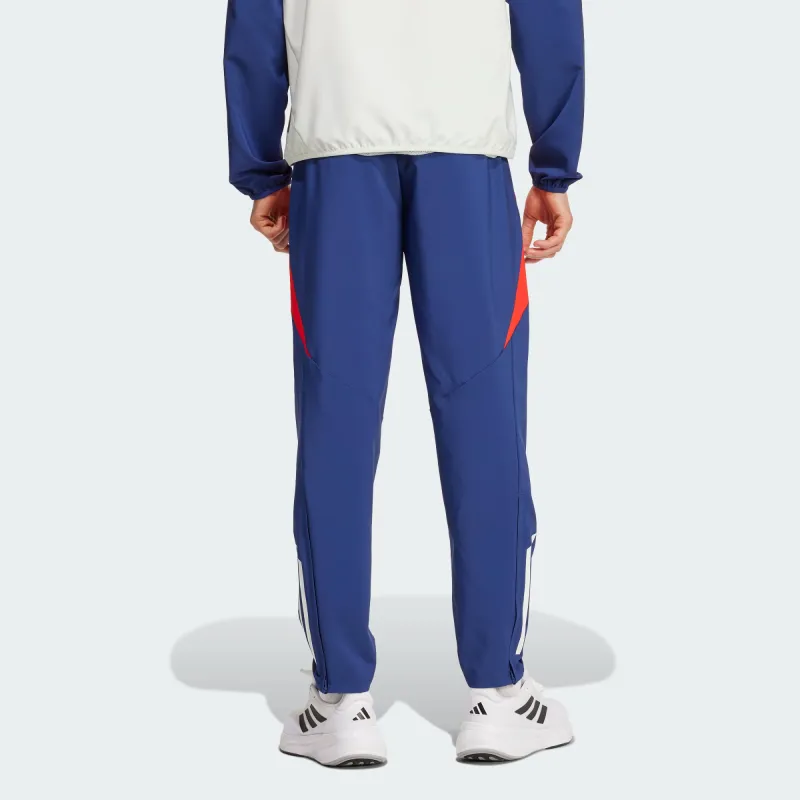 Adidas SS24 Knitted Sports Pants Men's Blue-1