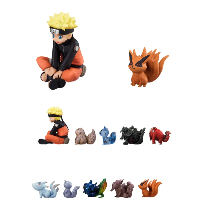 MegaHouse Naruto Uzumaki Gem Naruto, Shippuden, Naruto Uzumaki, Nine Tails Scale Figures-3