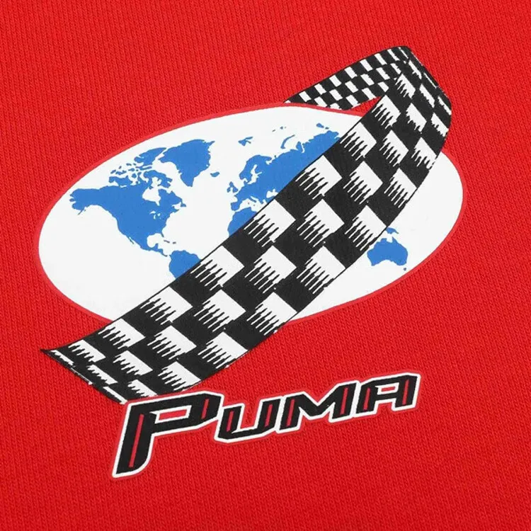 PUMA Moto SS25 T Shirt Men's Red-2