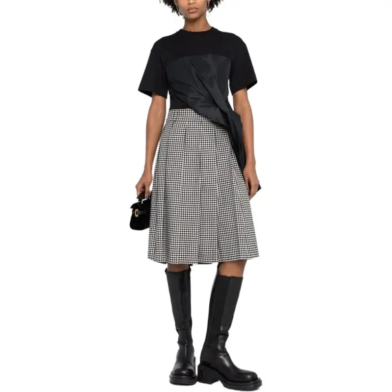Alexander McQueen Asymmetric Ruched Detailed T-Shirt-2