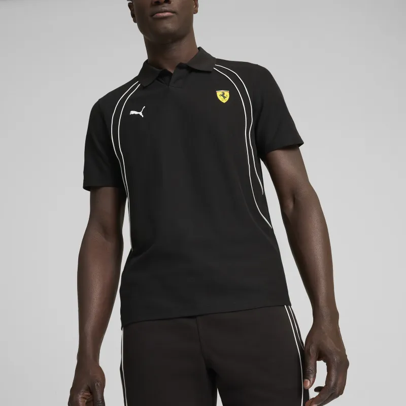 PUMA FERRARI Polo Shirt Men's Black-4