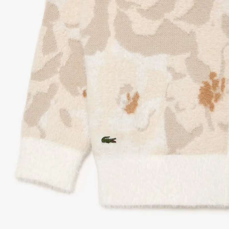 LACOSTE Floral-jacquard Cardigan-4
